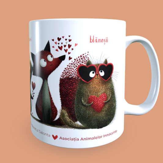 Cană caritabilă „Împreună pentru ei” – Blănoșii