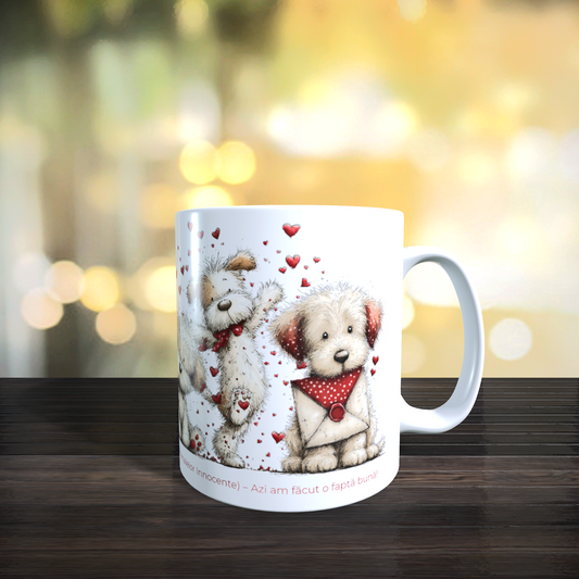 Cană caritabilă „Din inimă, demonstrat” – Blănoșii