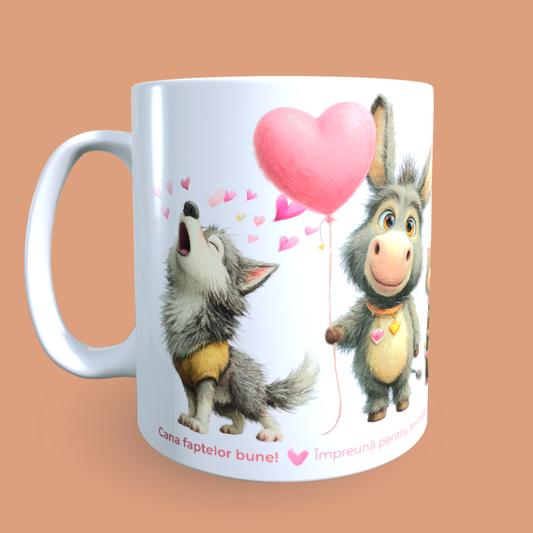 Cană caritabilă „O lume mai bună” – Blănoșii