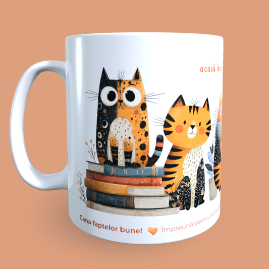 Cană caritabilă „Acasă începe cu noi” – Blănoșii