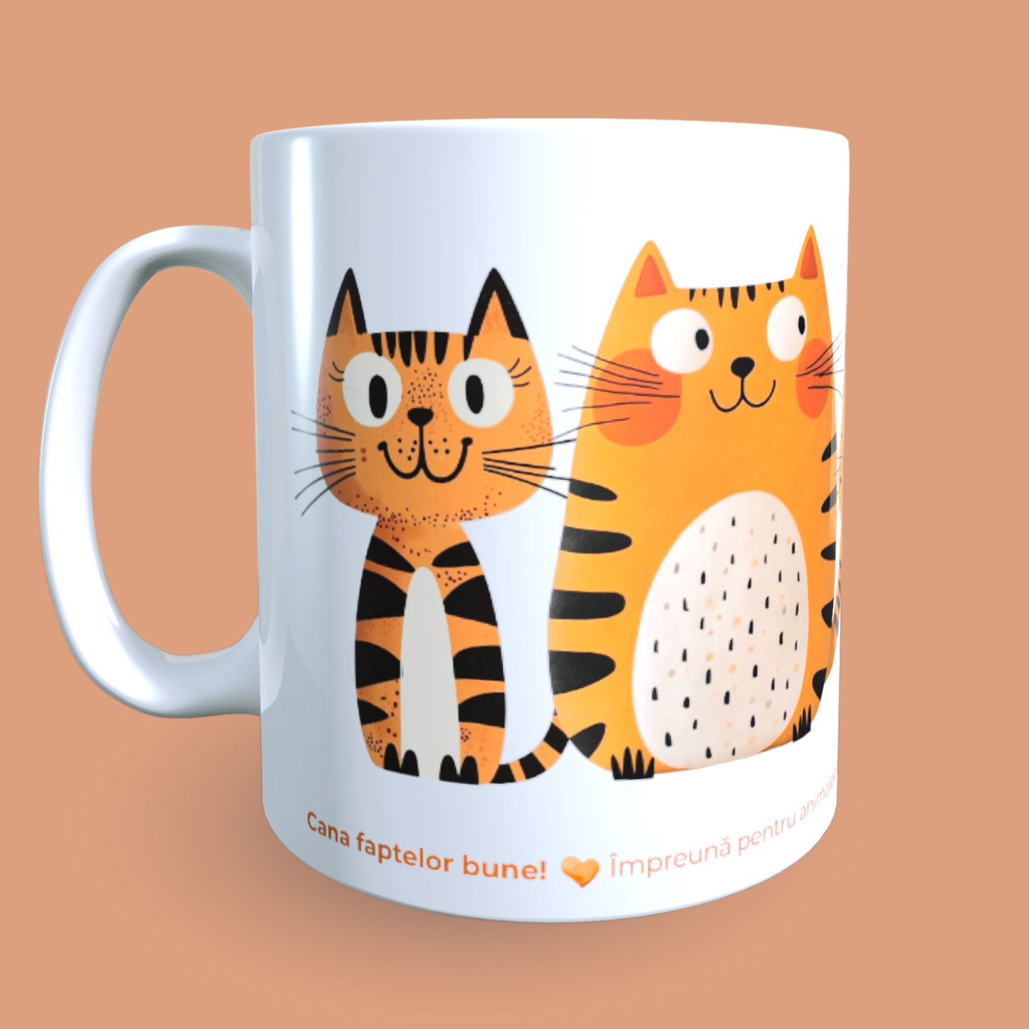 Cană caritabilă „Simpaticii” – Blănoșii veseli