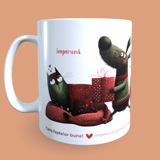 Cană caritabilă „Împreună pentru ei” – Blănoșii