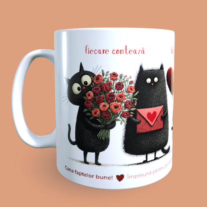 Cană caritabilă „Fiecare contează” – Blănoșii