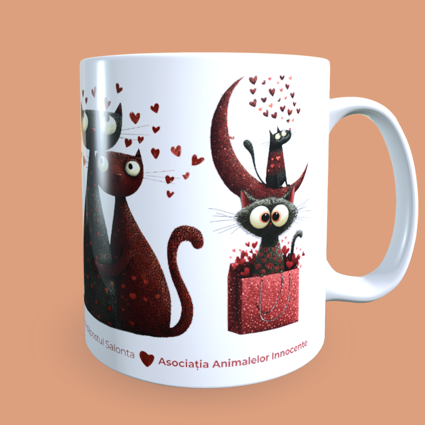 Cană caritabilă „Din inimă” – Blănoșii