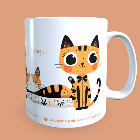 Cană caritabilă „Simpaticii” – Blănoșii veseli