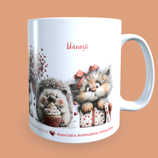 Cană caritabilă „Cu drag” – Blănoșii