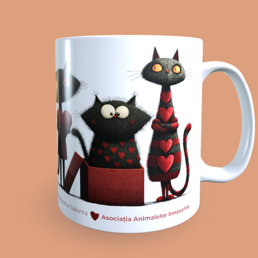 Cană caritabilă „Fiecare contează” – Blănoșii