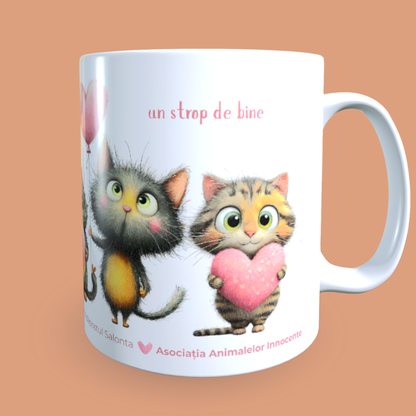 Cană caritabilă „Un strop de bine” – Blănoșii