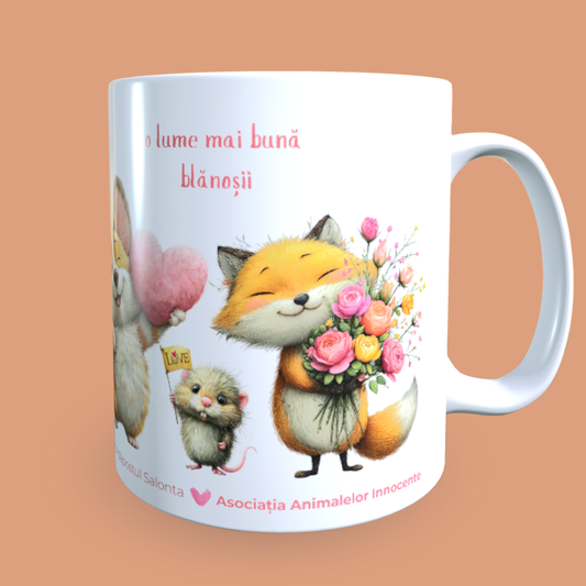 Cană caritabilă „O lume mai bună” – Blănoșii