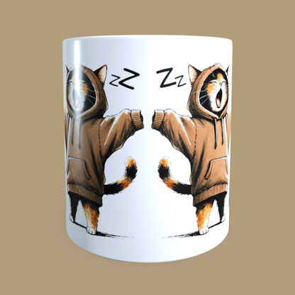 Cană ceramică personalizată „Azi nu vreau să fiu adult” – 330 ml, albă