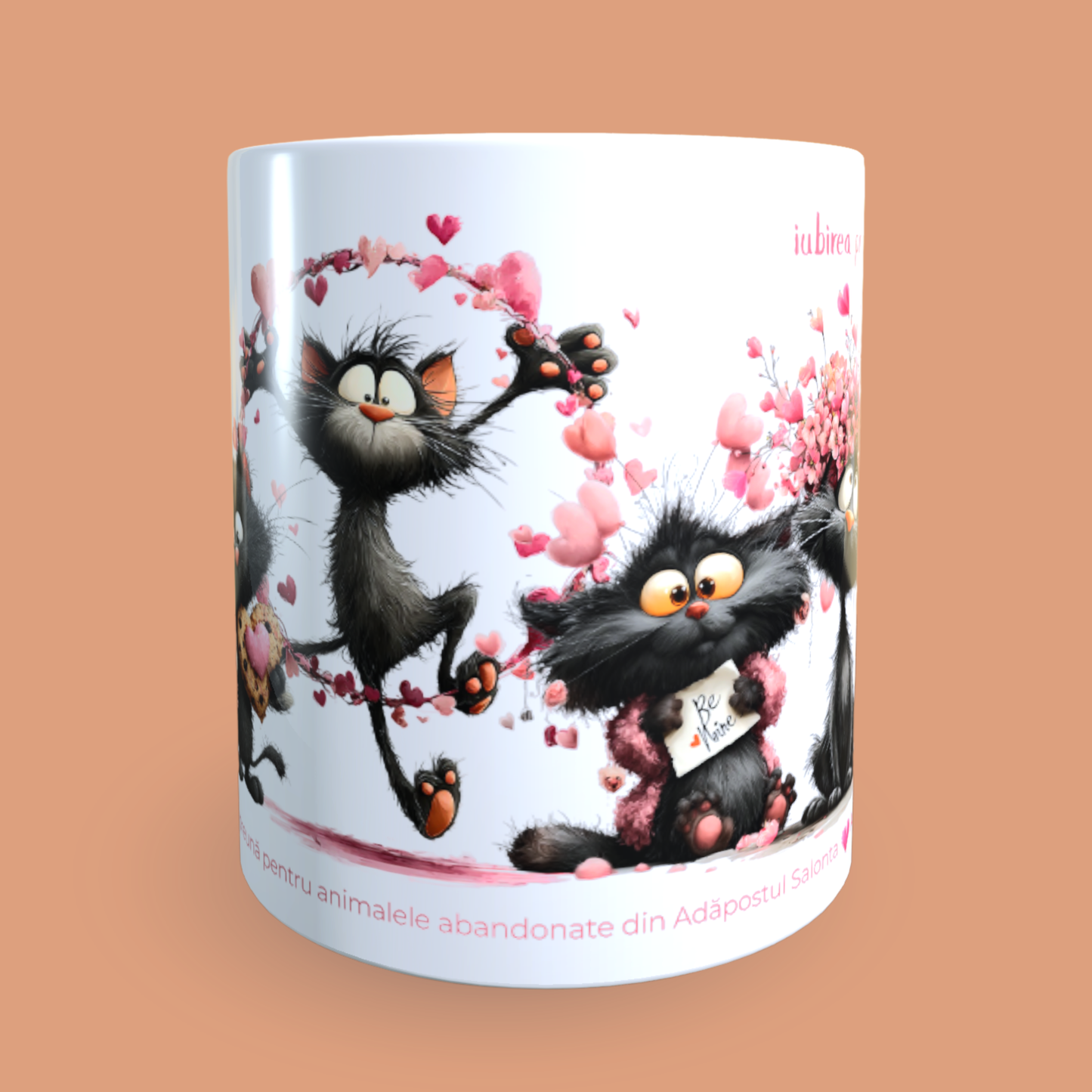 Cană caritabilă „Iubirea prinde rădăcini” – Blănoșii