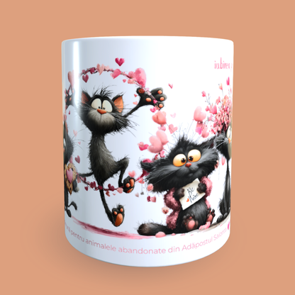 Cană caritabilă „Iubirea prinde rădăcini” – Blănoșii