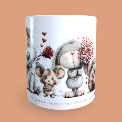 Cană caritabilă „Cu drag” – Blănoșii