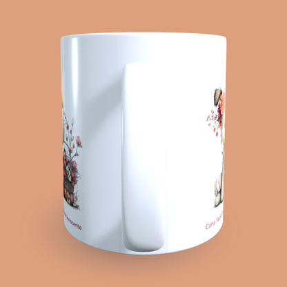 Cană caritabilă „Iubesc necondiționat” – Blănoșii florali