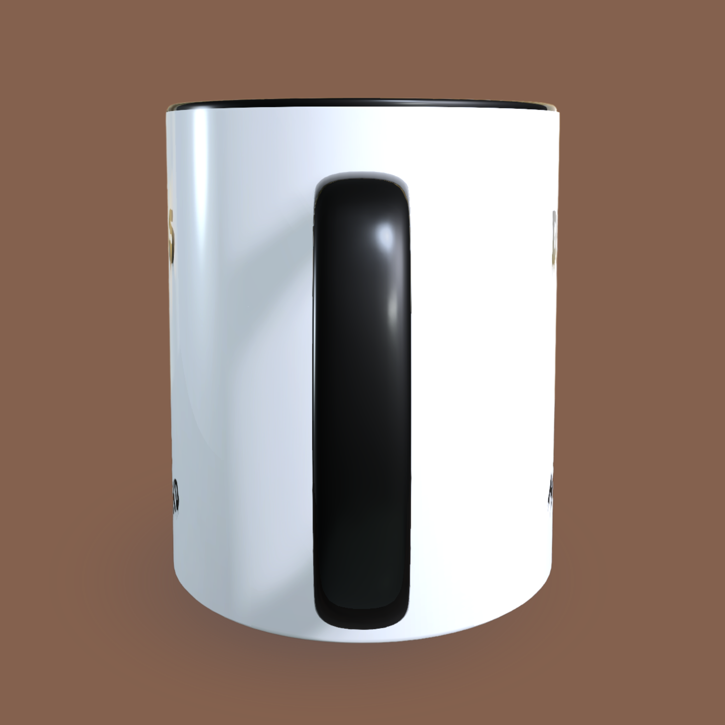 Cană ceramică personalizată „Hello darkness my old friend” – 330 ml, albă