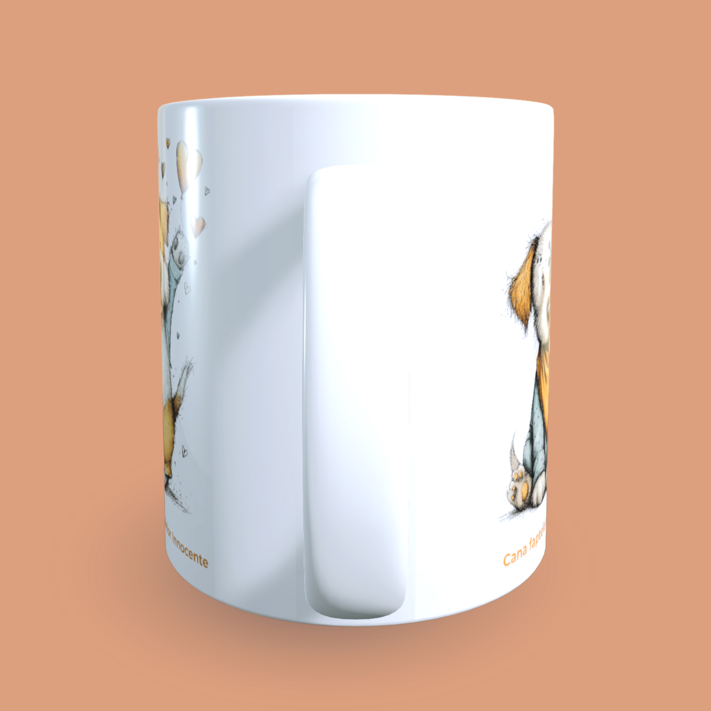 Cană caritabilă „Acasă începe cu noi” – Blănoșii inimioși