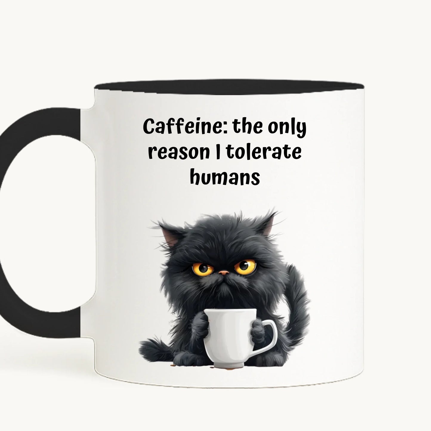 Powered by coffee cu pisici - cană personalizată