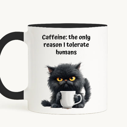 Powered by coffee cu pisici - cană personalizată