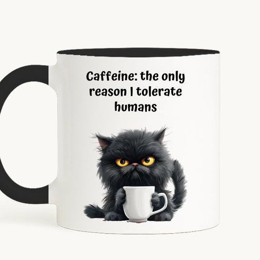 Powered by coffee cu pisici - cană personalizată