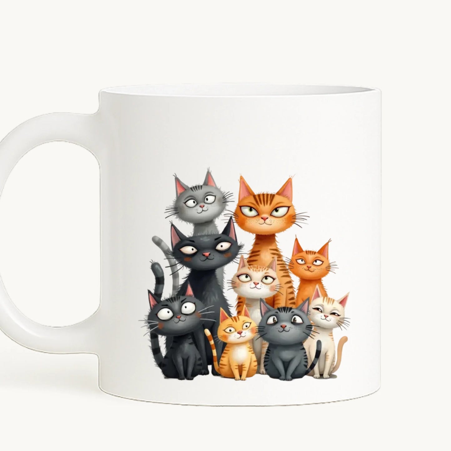 Pisici nebune - cană personalizată