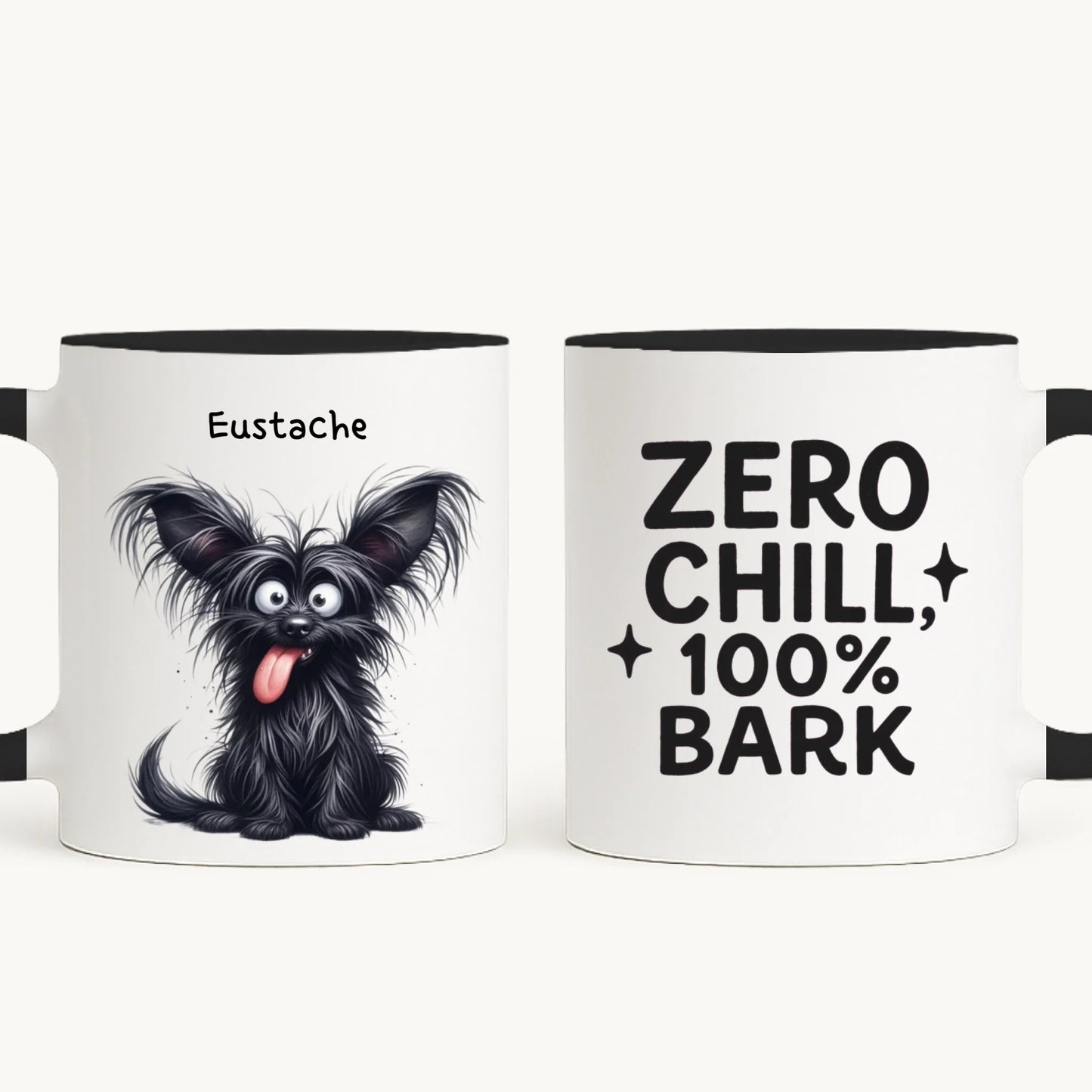 Crazy dog - cană personalizată