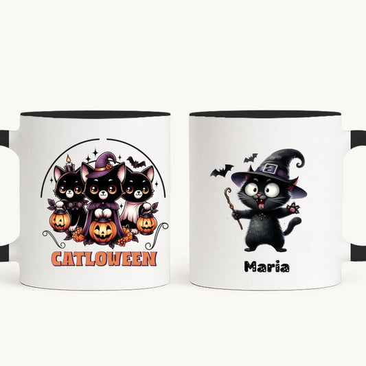 Catloween - cană personalizată