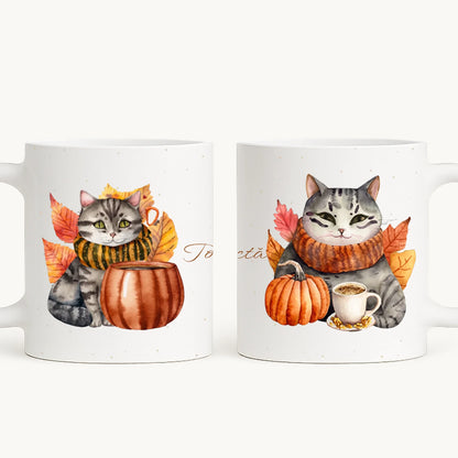 Toamna pe blăniță - cană personalizată