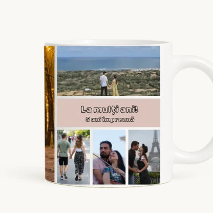 cana toarta dreapta - alb