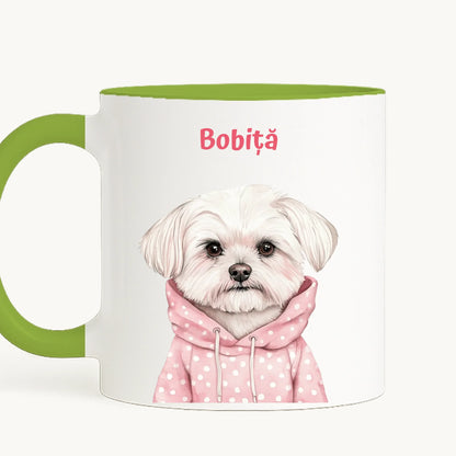 cana toarta stanga - alb