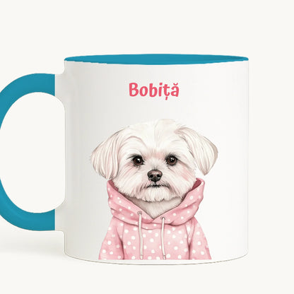 cana toarta stanga - alb