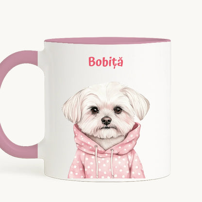 cana toarta stanga - alb