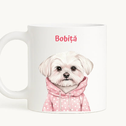 cana toarta stanga - alb