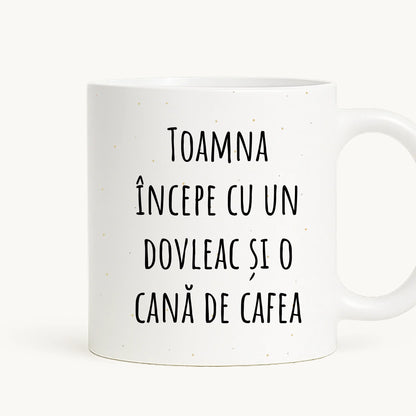 cana toarta dreapta - alb