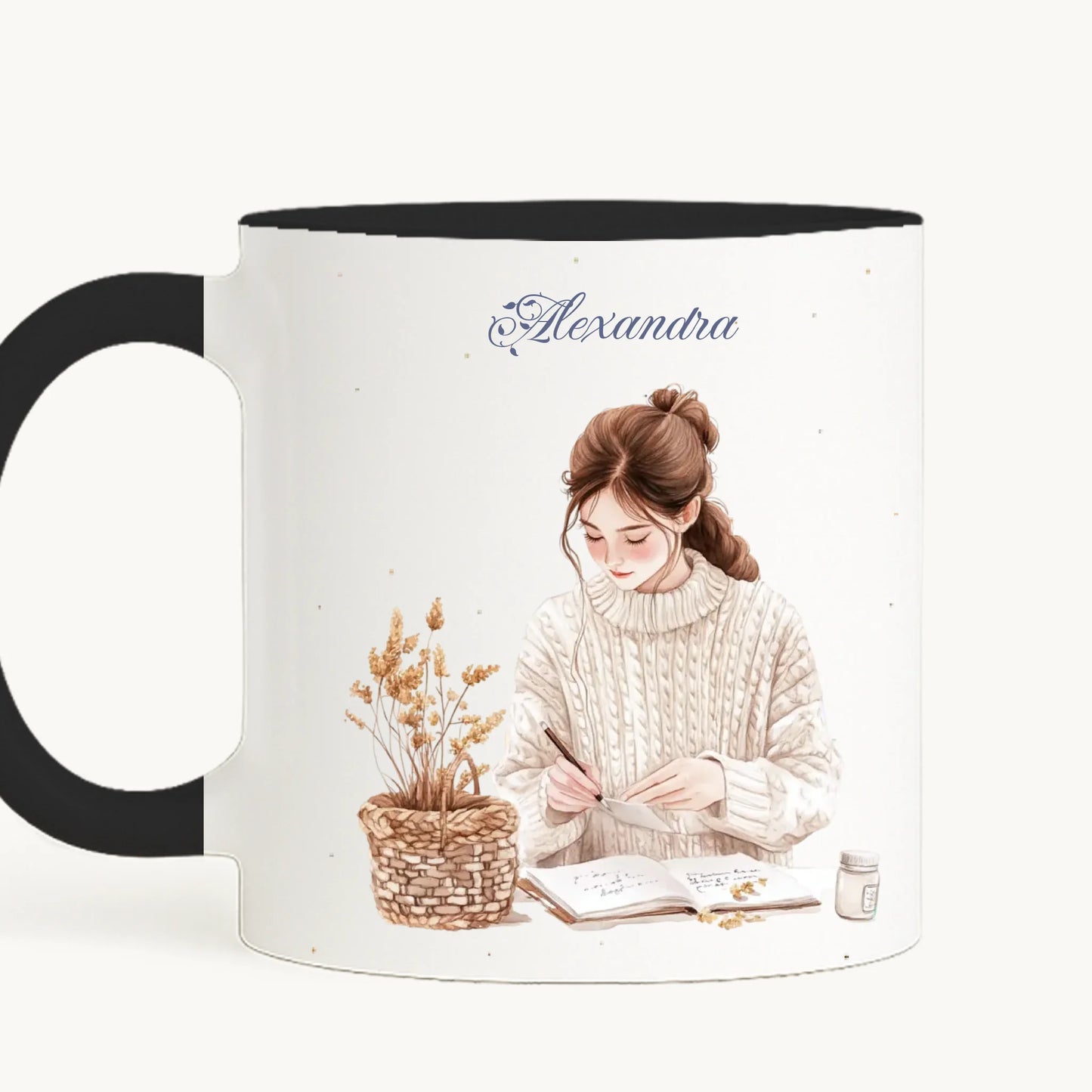 cana toarta stanga - alb