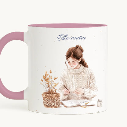 cana toarta stanga - alb