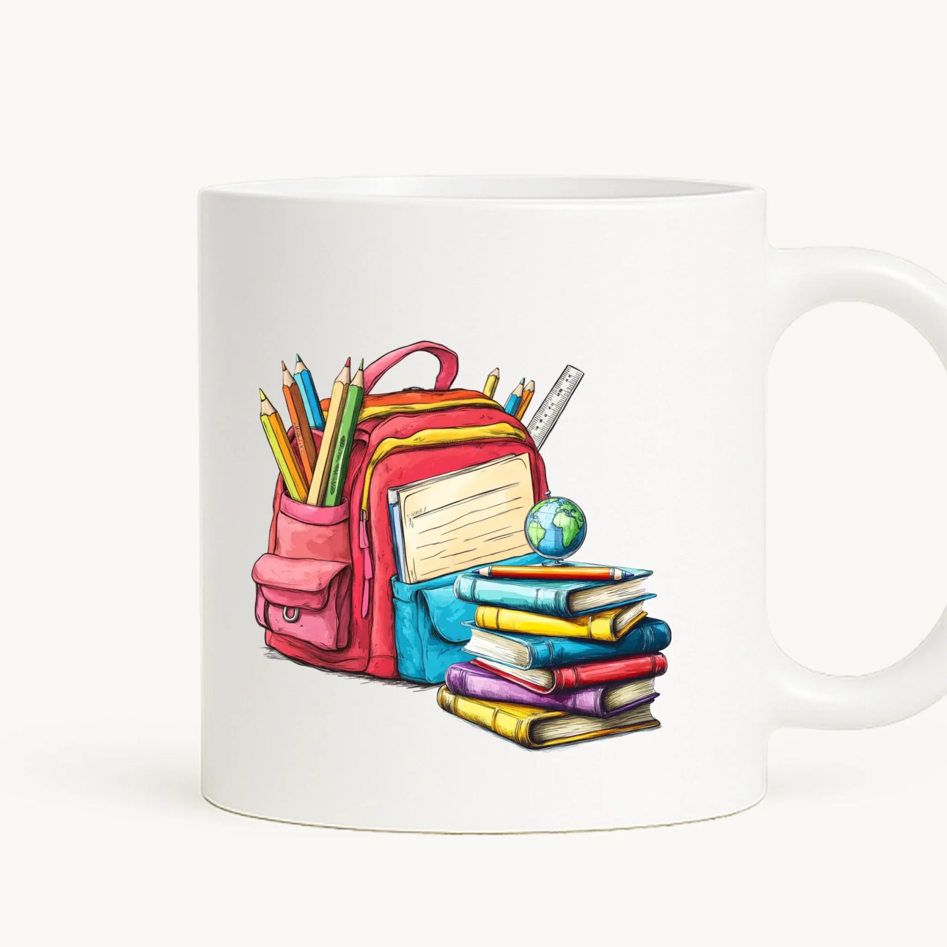 cana toarta dreapta - alb