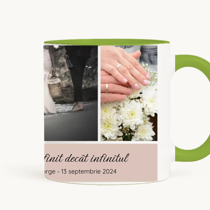 cana toarta dreapta - alb