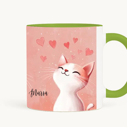 cana toarta dreapta - alb