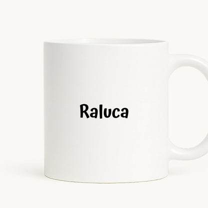 cana toarta dreapta - alb