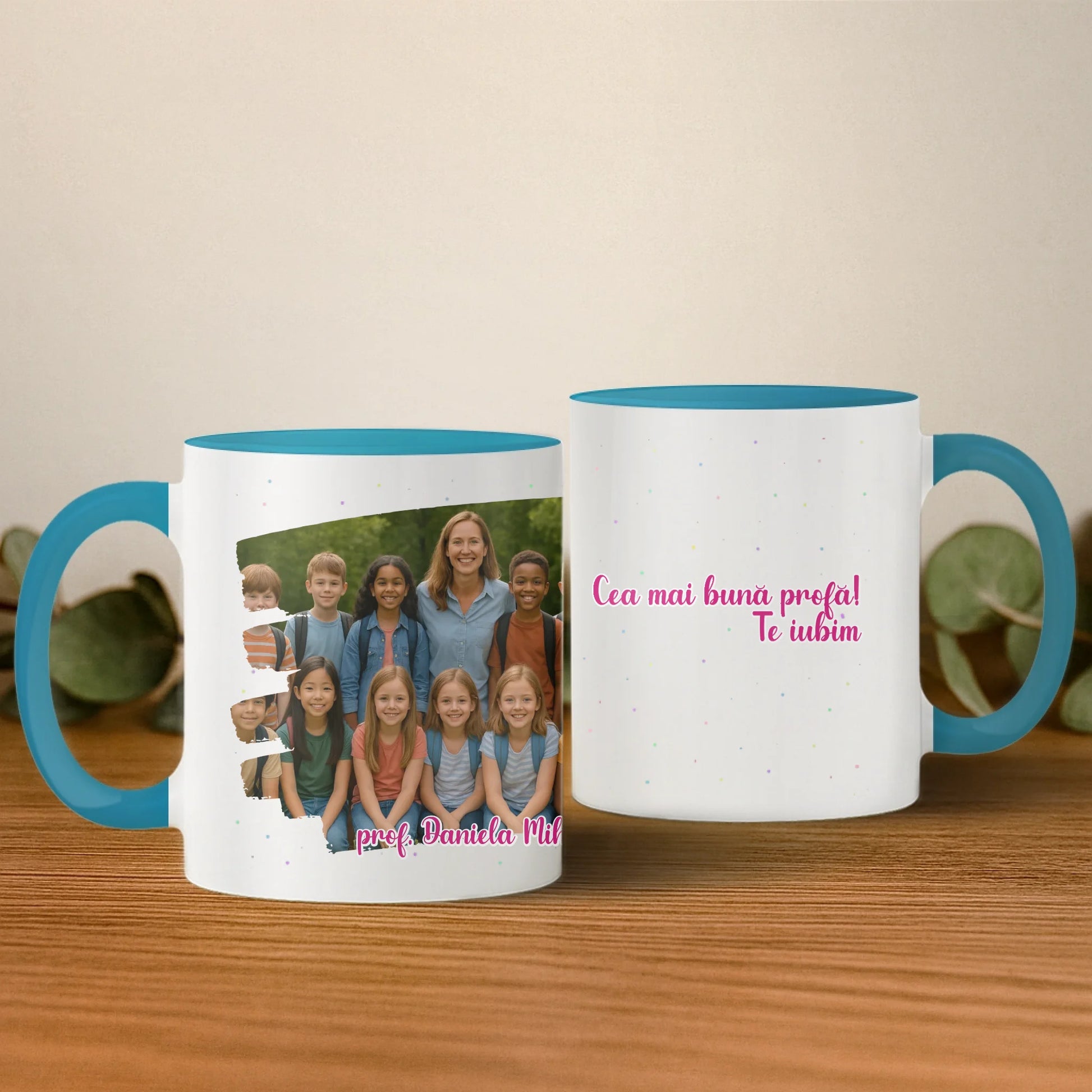 cana cu interior si toarta albastra 2 buc base