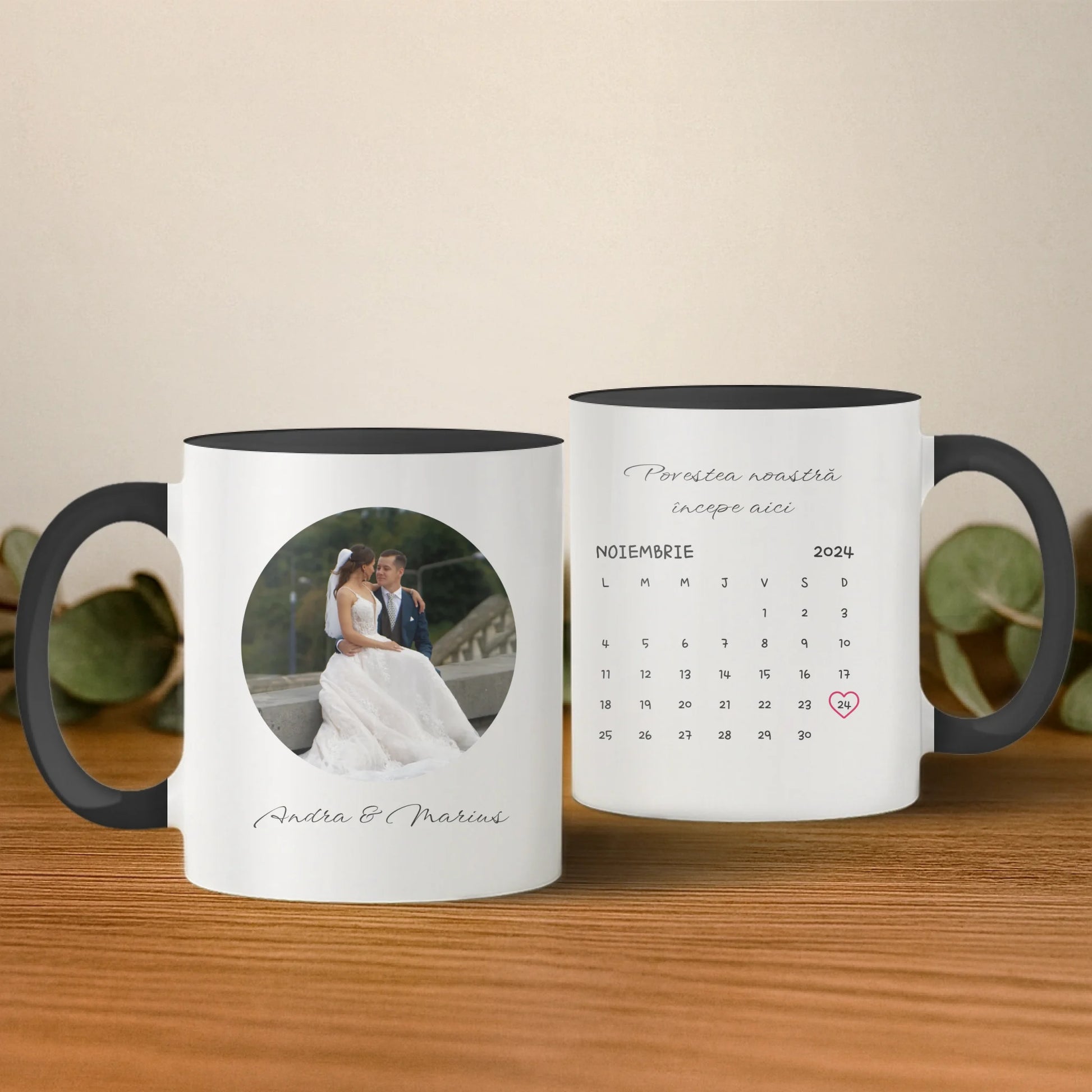 cana cu interior si toarta albastra 2 buc base