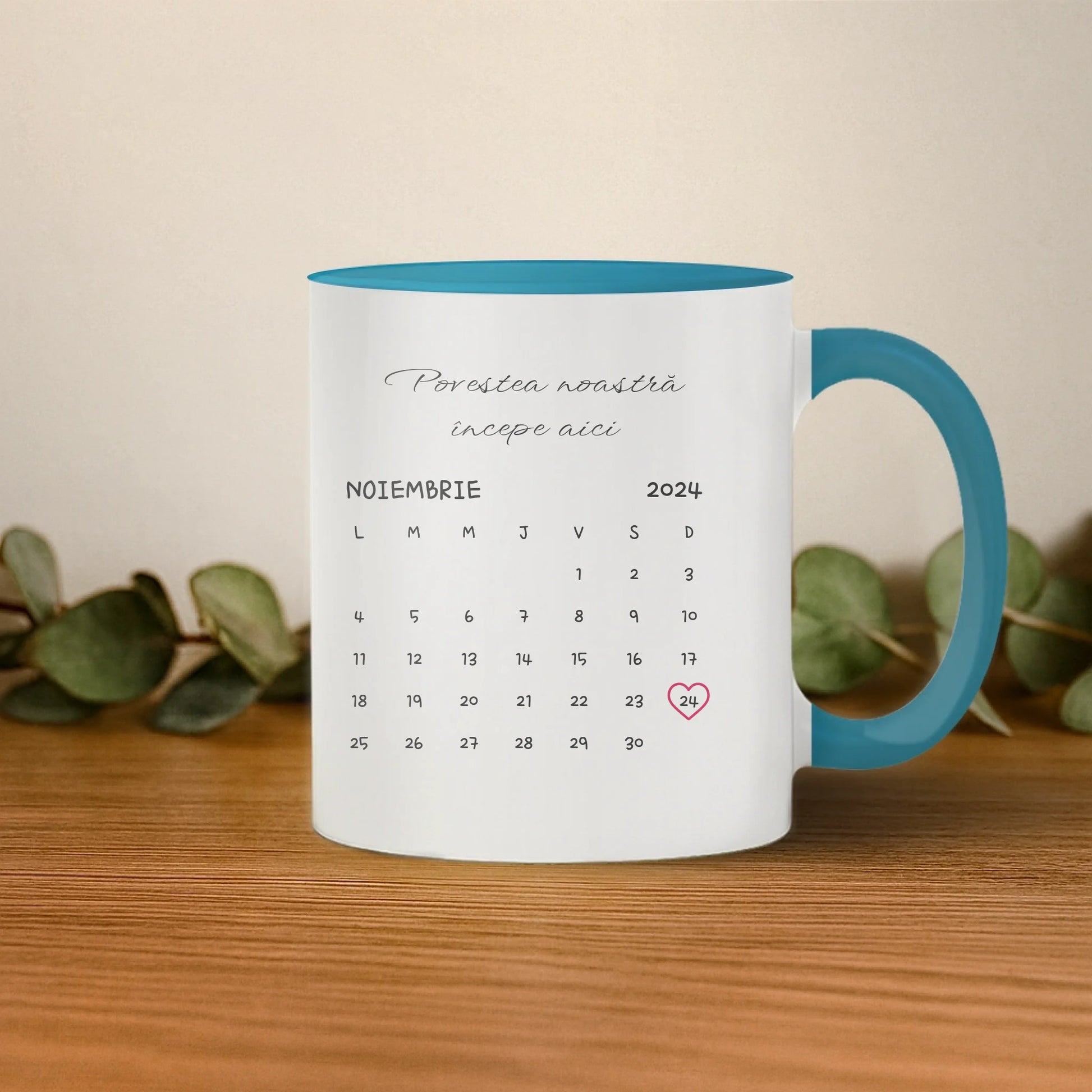 cana cu interior si toarta albastra dreapta base