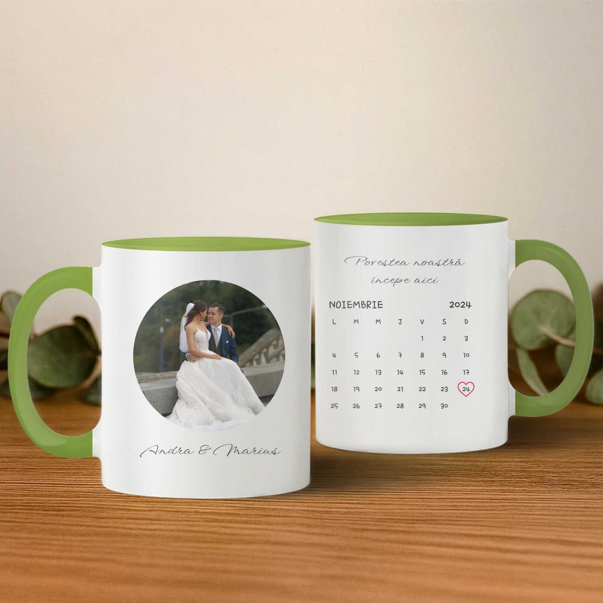 cana cu interior si toarta albastra 2 buc base