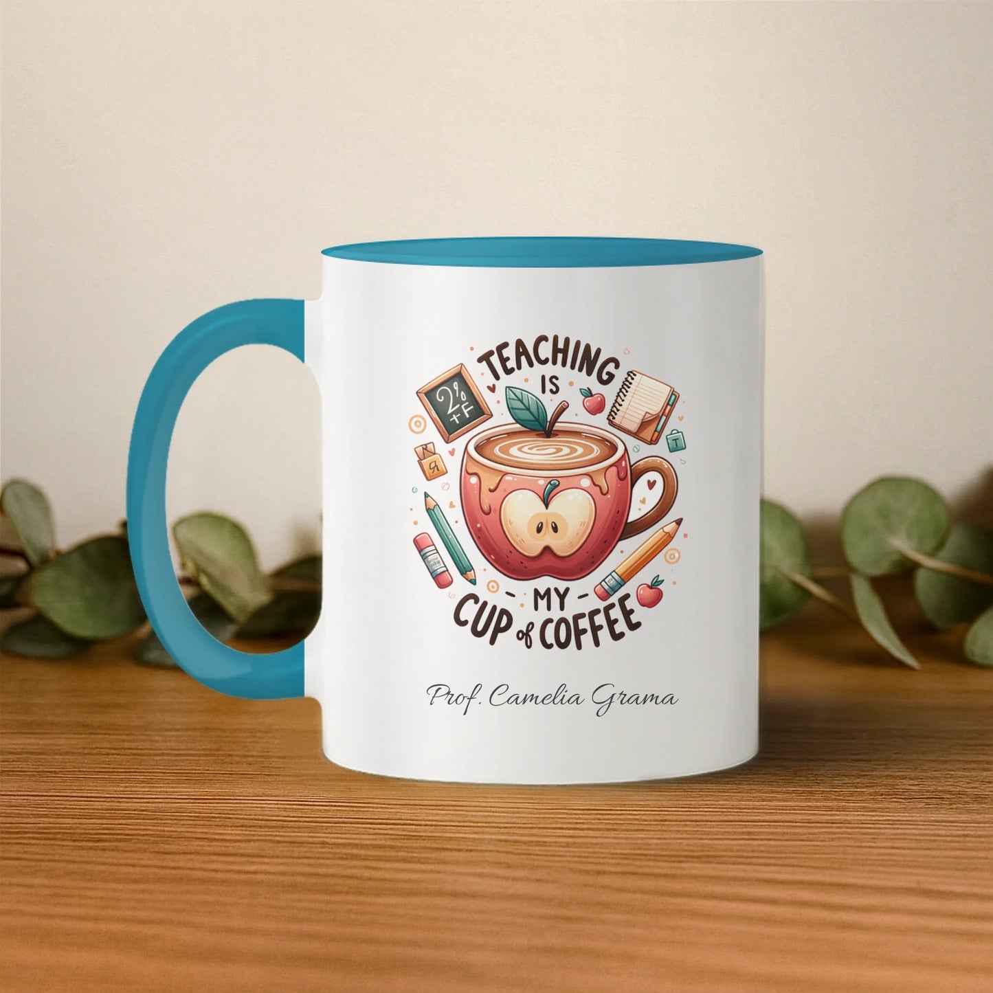 cana cu interior si toarta albastra stanga base