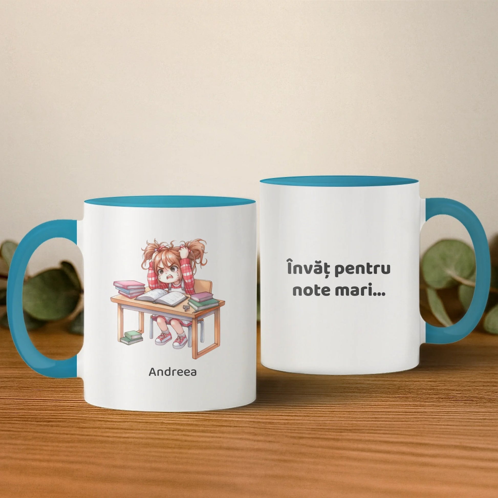 cana cu interior si toarta albastra 2 buc base