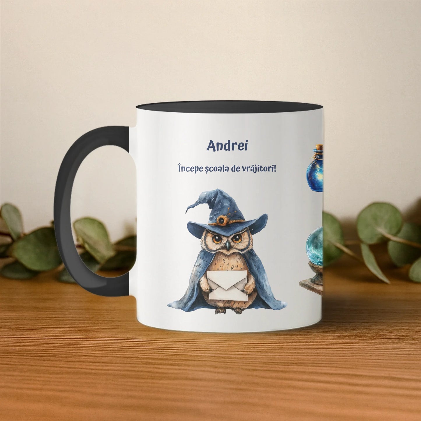 cana cu interior si toarta albastra stanga base