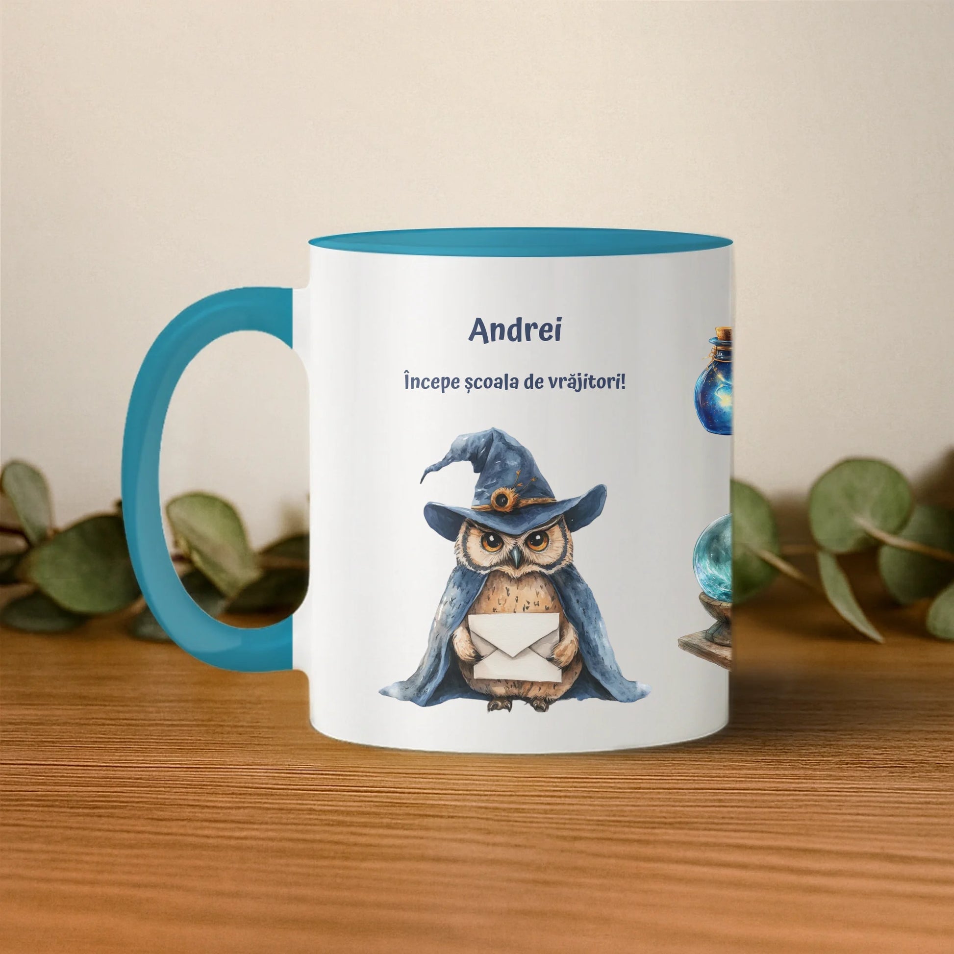 cana cu interior si toarta albastra stanga base