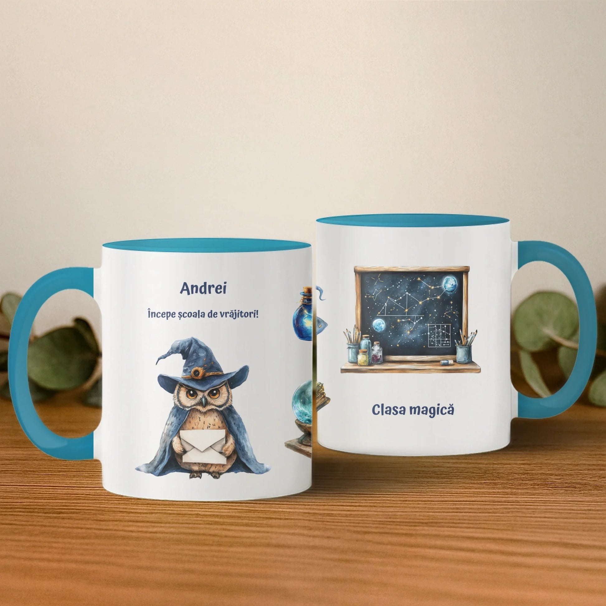 cana cu interior si toarta albastra 2 buc base