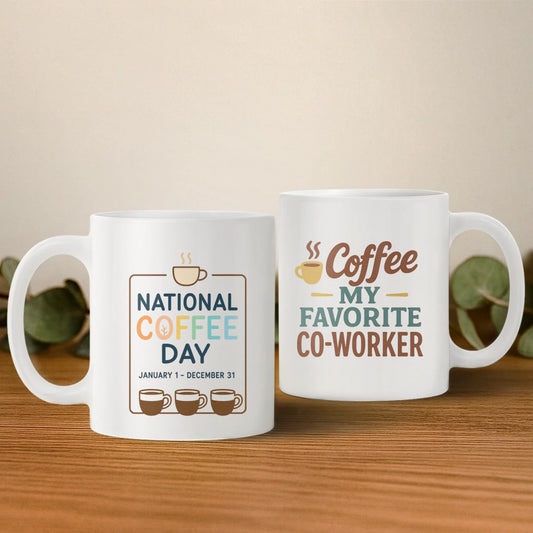 Cană personalizată „Ziua Cafelei” – Coffee Lover Edition