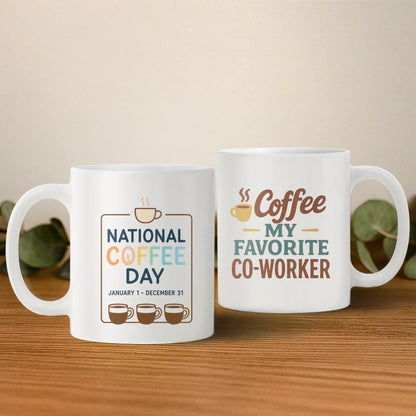 Cană personalizată „Ziua Cafelei” – Coffee Lover Edition